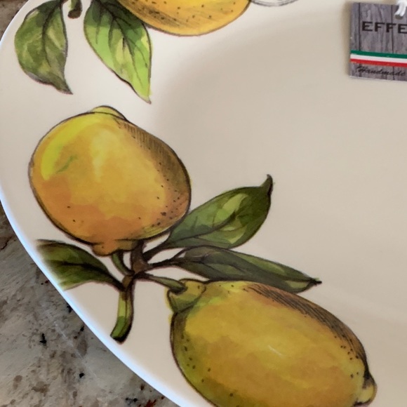 Effetti Home Lemons Cite des Citrons Oval Platter - Picture 4 of 6